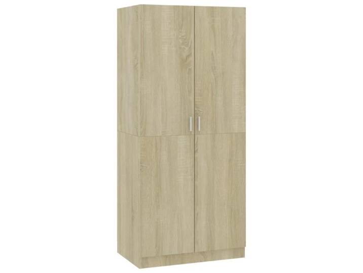 Garde-robe - MEN8931 - Chêne sonoma - 2 portes - Compartiment haut