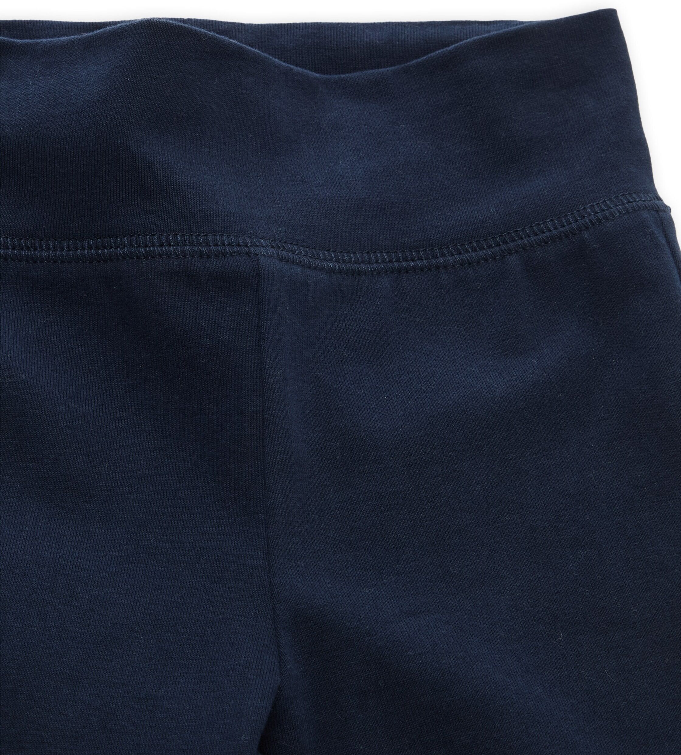 Leggings TOM TAILOR, Mädchen, Gr. 92, N-Gr, blau (sky captain blau), Web, Obermaterial: 95% Baumwolle, 5% Elasthan, unifarben, körpernah lang, Hosen Leggings, Bootcut / mit Stretch / Gummizug / für Girls sky captain blau 92, N-Gr