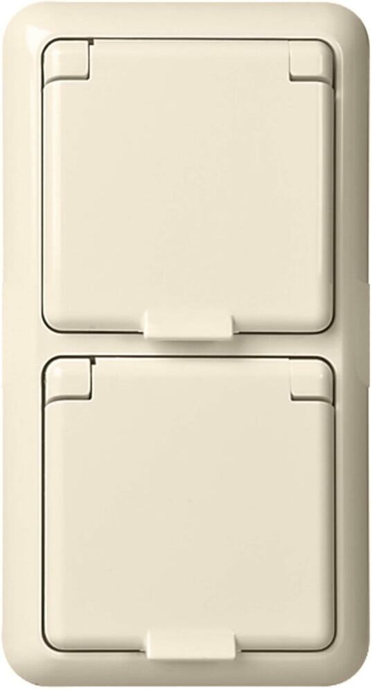 Elso UP-Steckdose 2-fach IP44 reinweiß 225414)