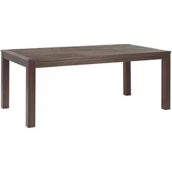 GARTENTISCH Eukalyptusholz dunkel braun 180x100 cm Tuscania