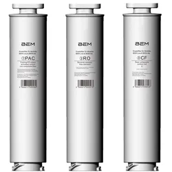 BEM LINA und BEM IDA 3er-SET Ersatzfilter (RO, PAC und CF) für BEM Lina und Ida Wasserfilter
