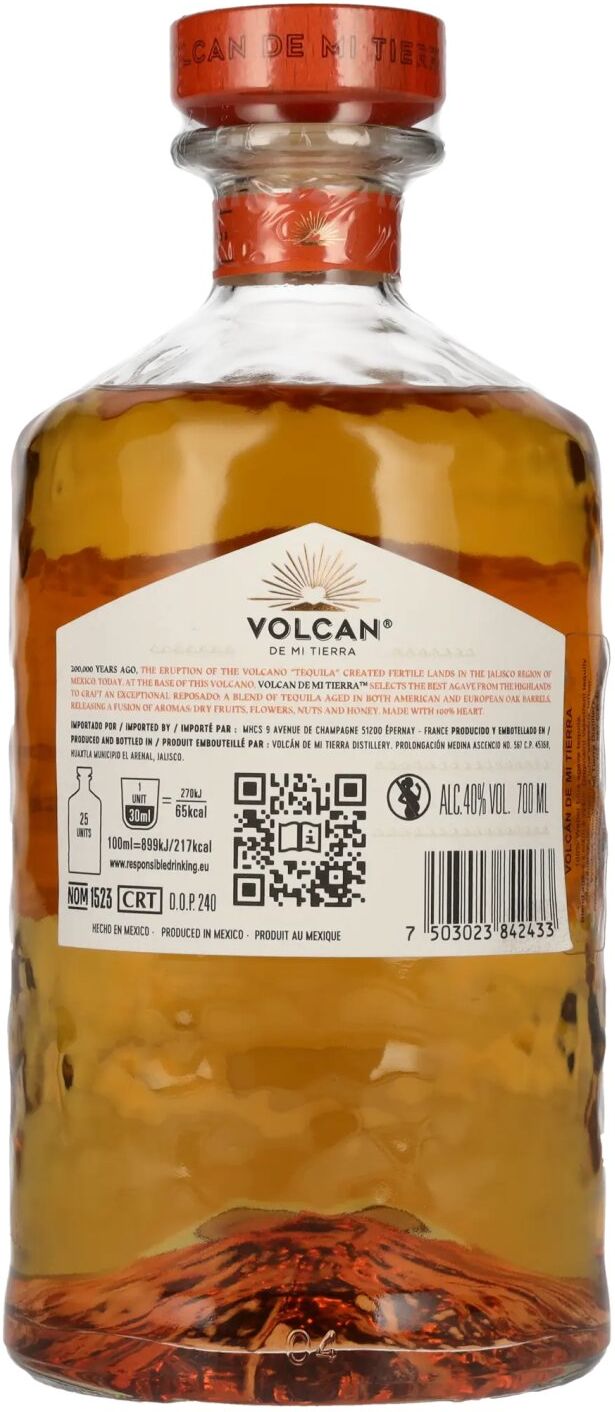 Volcan de Mi Tierra Tequila REPOSADO 40% Vol. 0,7l