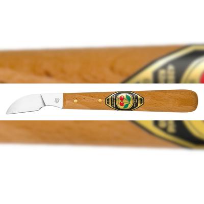 Kirschen Kerbschnitzmesser, lange schräge Schneide