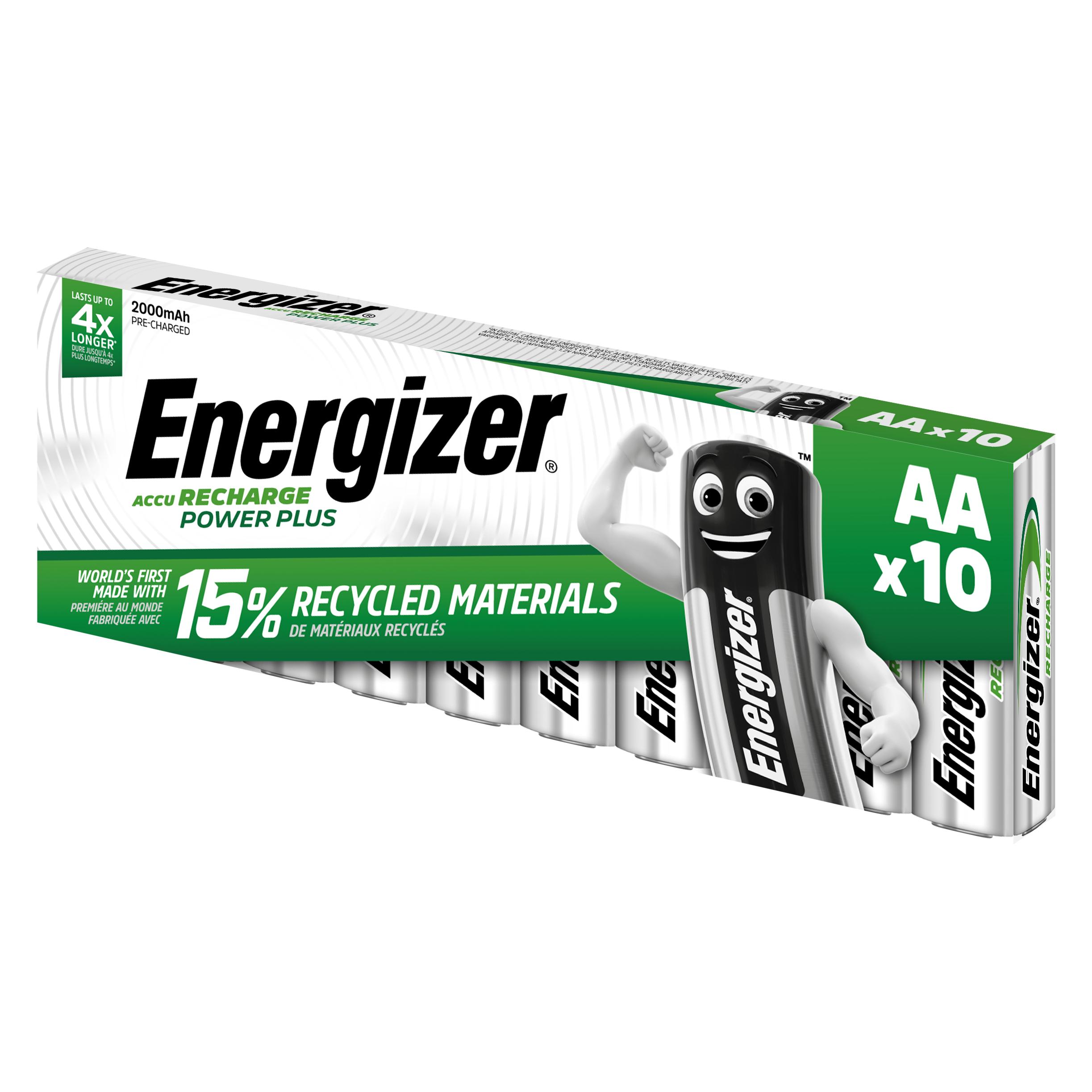 Energizer Recharge (10 Stk., AA, 2000 mAh) (7638900343540)