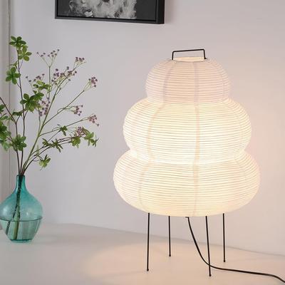 Newmooncrystals Japanese Paper Lamp, Noguchi Style Lamp, Akari Lamp Rice Paper Floor Lamp For Home Decor, Wabi Sabi Lighting Lamp Japanese Paper Lamp, Noguchi Style Lamp, Akari Lamp Rice Paper Floor Lamp For Home Decor, Wabi Sabi Lighting Lamp