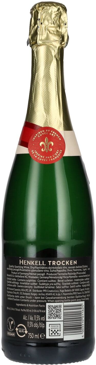 Henkell Sekt Henkell Trocken 11,5% Vol. 0,75l