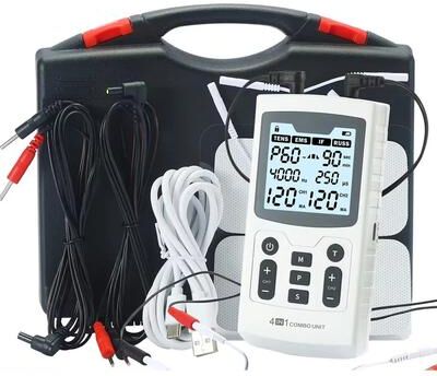 Uplifted Finds 4 In 1 Electric Muscle Stimulator Physiotherapy Device white