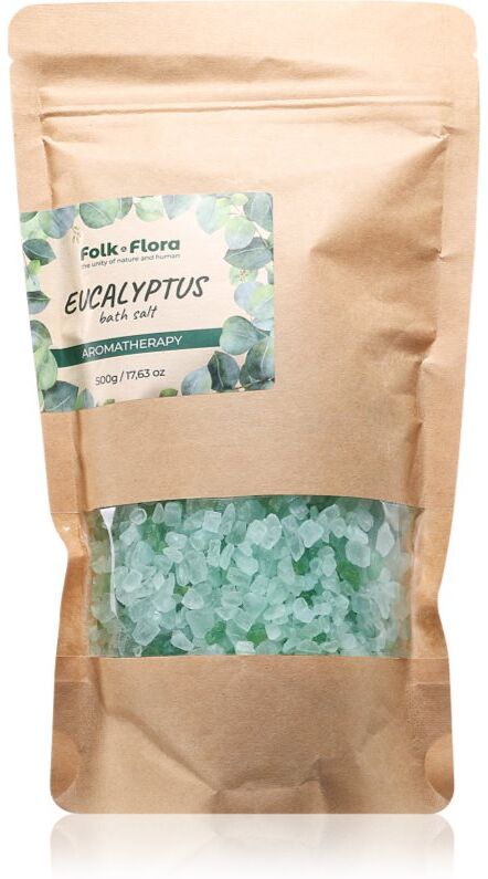 Folk & Flora Eucalyptus relaxing bath salt 500 g