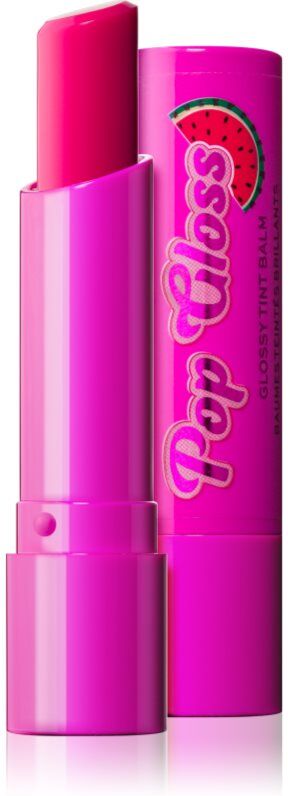 I Heart Revolution Pop Gloss tinted lip balm shade Watermelon Pink 2.7 g