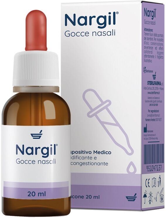 STERILFARMA Srl Nargil Gocce Nasali, 20 ml