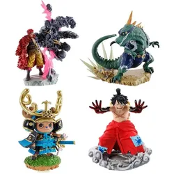 Megahouse One Piece Petitrama PVC Mini-Statue Logbox Re Birth Wanokuni Vol. 2 Set 9 cm