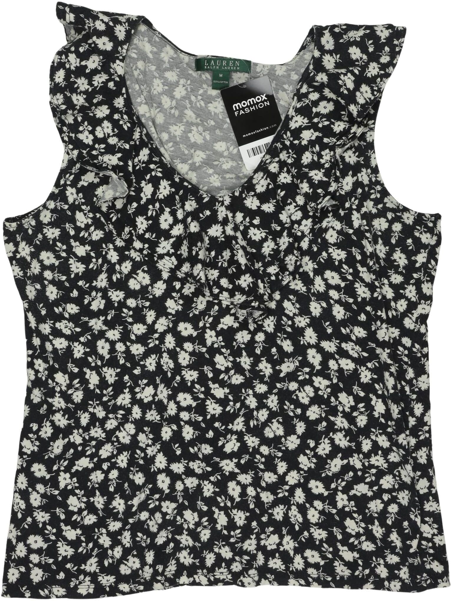 Lauren Ralph Lauren Damen Top, Mehrfarbig, Gr. M, Baumwolle - Second Hand