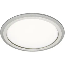 Elektra, Deckenleuchte, LED Einbauleuchte (Flächenlicht) Led-Spots ø 62 mm warmweiss silberfarbig (169 lm)