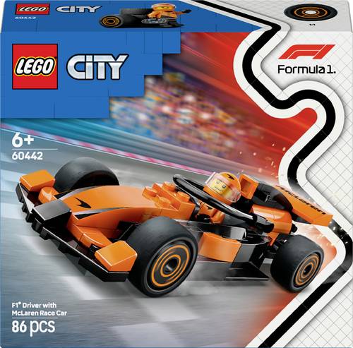 60442 LEGO CITY F1 Rennfahrer mit McLaren Rennauto