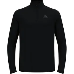 Odlo, Herren, Funktionsshirt, Essential 1/2 Zip (M), Schwarz