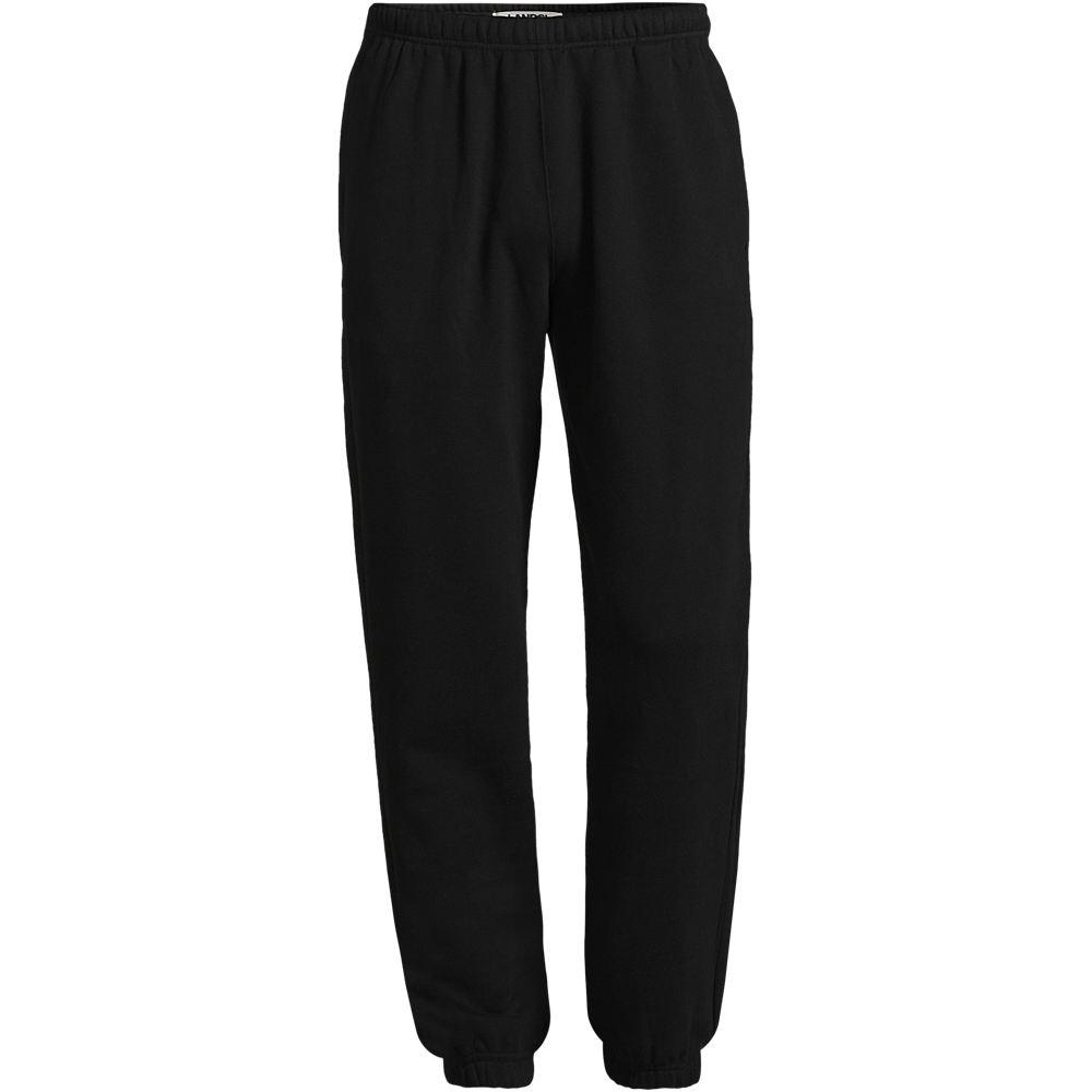 Serious Sweats Jogginghose in Tall-Größe, Herren, size: tall, Schwarz, Baumwoll-Mischung/Polyester-Mischung, by Lands' End