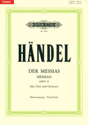 Edition Peters Händel Der Messias HWV56