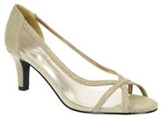 Women's Picaboo Pump by Easy Street in Gold Glitter (Size 12 M)