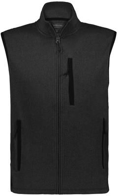 Holloway 223544 ALUMNI VEST in Black Heather size 3XL   Polyester/Spandex Blend