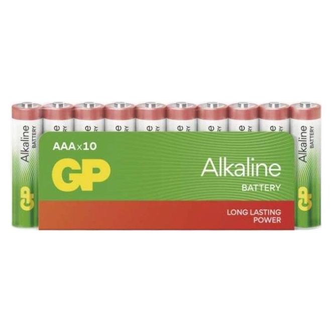 GP Batteries Alkalická baterie GP Alkaline AAA (LR03), 10 ks (10 Stk., AAA, 2600 mAh) (1000031914)