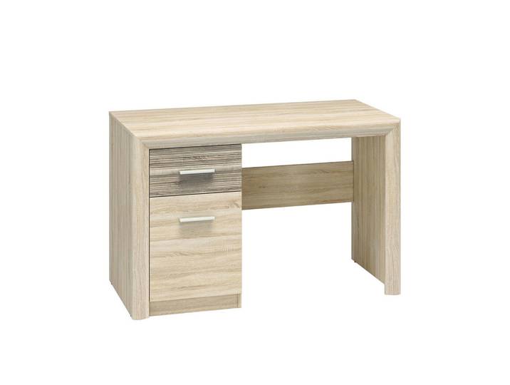Feldmann-Wohnen Schreibtisch Castel Sonoma Eiche hell / Sonoma Eiche Trüffel 120 / 58 / 78cm, Sonoma Eiche, Trüffeleichefarben, Rechteckig,Rechteckig, 120x78x58 cm, Büromöbel, Schreibtische, Schreibtische