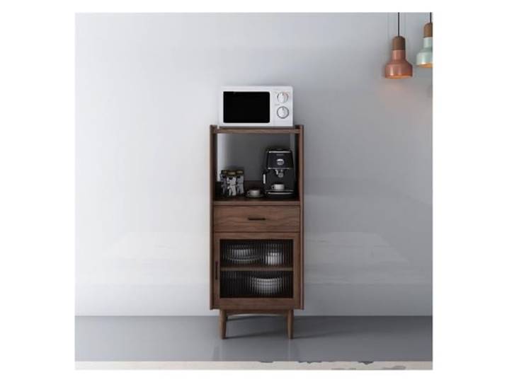 Dh2yjnbf3 Buffet-Schrank Holz-Sideboard, Wohnzimmer, Glas-Aufbewahrungsschrank Eingangsbereich(Original Wood)
