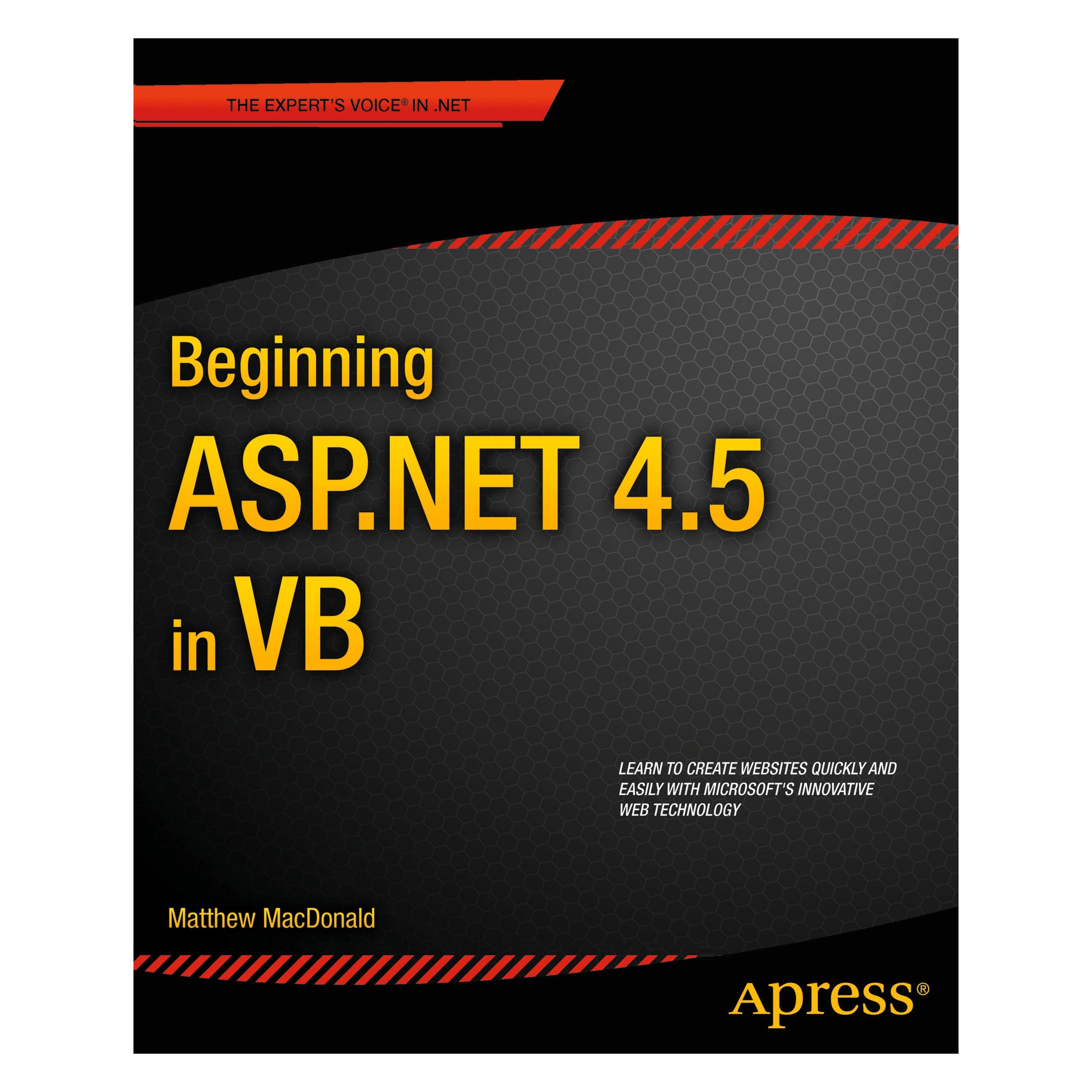 Apress Beginning ASP.NET 4.5 in VB (Englisch, Softcover, Matthew MacDonald) (9781430243298)