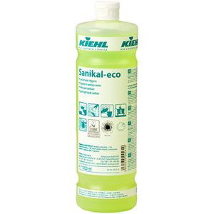 Kiehl Badreiniger J403301, Sanikal-eco, Sanitärreiniger, gegen Kalk und Schmutz, 1 Liter