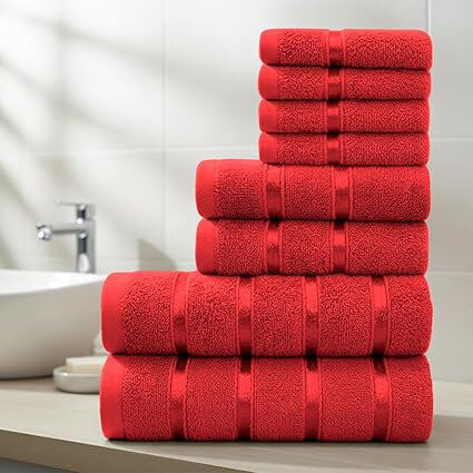 17 Stories 100% Cotton Mulit-Size Set Red