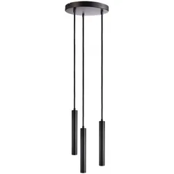 Deko-Light LED Pendelleuchte Slim 3x5W 3000K 1500lm Schwarz