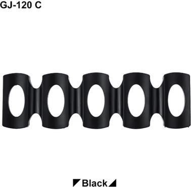 Inspire Picks Silicone Can Stacking Pad For Drink Can & Bottle Organization gj 120 C Black