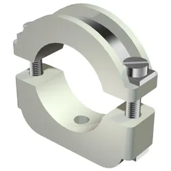OBO 2158124 Blitz-ISO-Schelle mit Gewindeanschluss M6 6-12mm Polystyrol lichtgrau RAL 7035 3019 M6 LGR  - 50 Stück