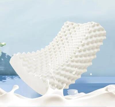 Inspired Finds Thai Natural Latex Pillow Orthopedic Cervical Memory Support For Restful Sleep wolf Tooth Pillow 19.69x11.81 In