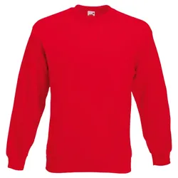 Sweatshirt "F324" Classic Set-In - L - red