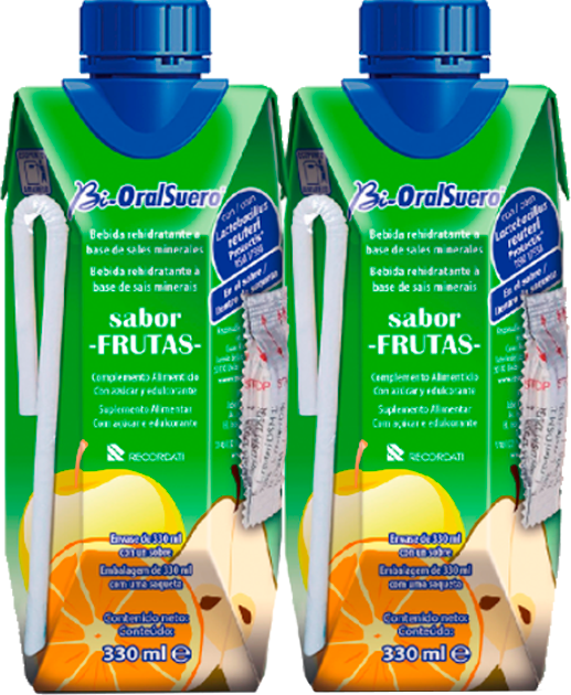 Bi-Oral Suero Bi-OralSuero Solução Oral Frutas 330ml x2 unidades