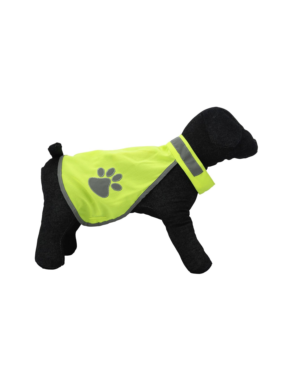 Active Canis Reflektierender gelber Mantel für Hunde Größe L