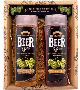 Bohemia Gifts Beer Spa coffret para duche para homens . Beer Spa