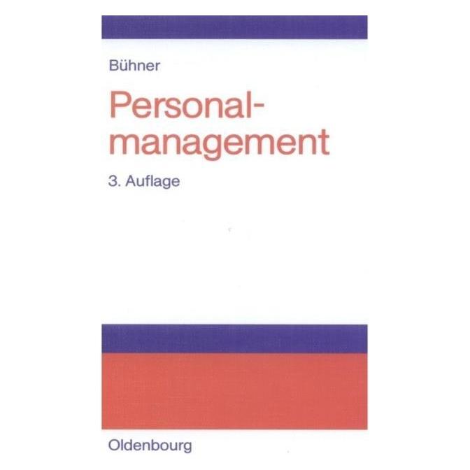 De Gruyter Personalmanagement (Deutsch, Hardcover, Rolf Bühner) (7989438)