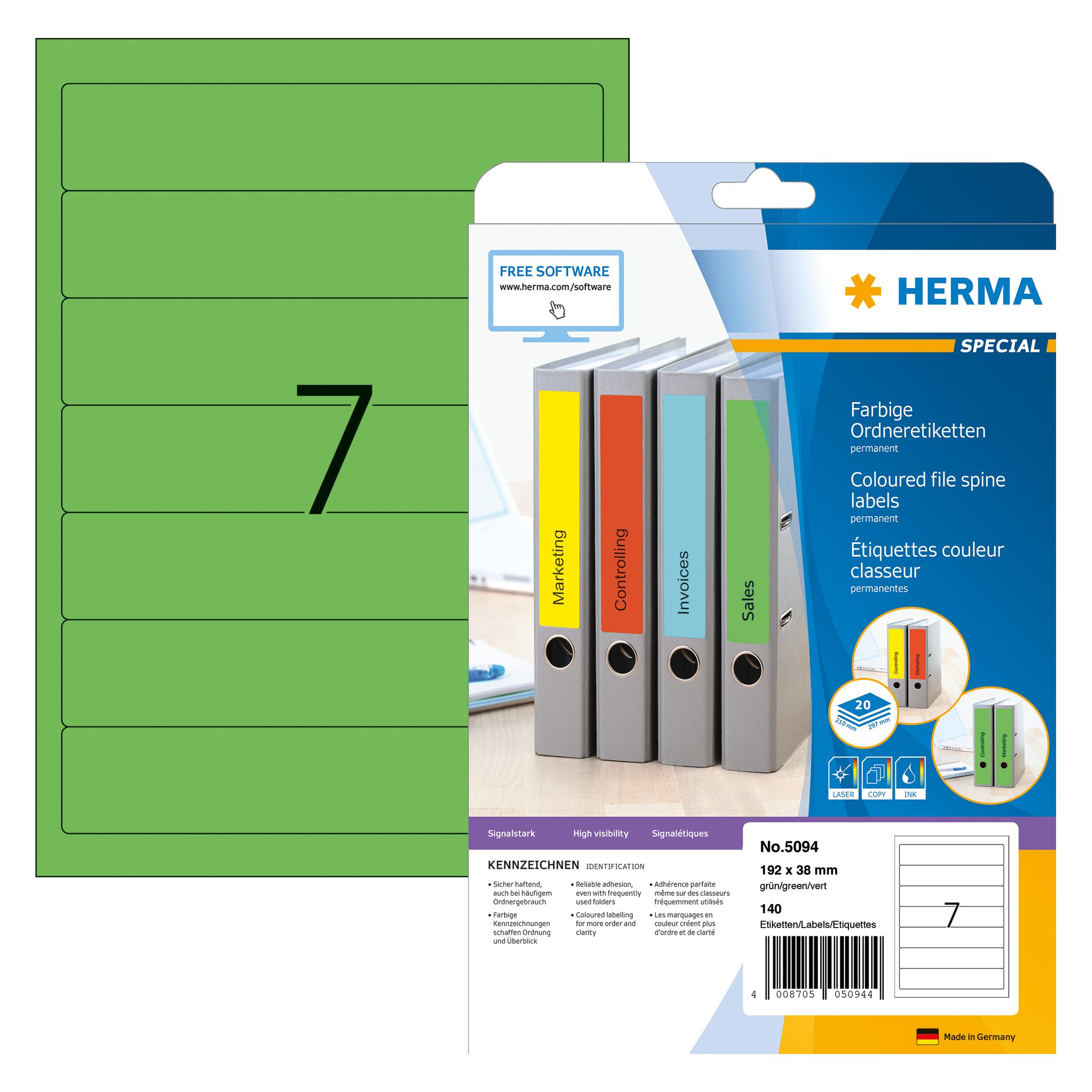Herma Ordneretiketten A4 (5094)