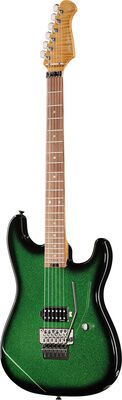 Harley Benton ST-80FR ESB Emerald Sparkle Burst Hochglanz