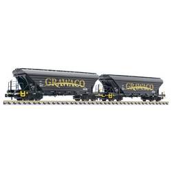 Liliput L260224 N 2-Tlg. Set, Getreidetransportw., Uagpps, Grawaco, Niederlande, Ep.Vi Grawaco, Niederlande