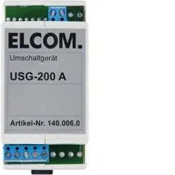 Elcom 1400060 USG-200A Umschaltgerät für 2 Aussenstationen REG 1+n lichtgrau