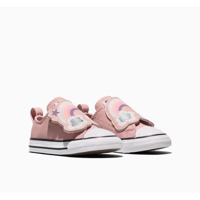 Sneaker CONVERSE "Chuck Taylor All Star One Strap", Mädchen, Gr. 26, Synthetik, rosa (petal pit, weiß, schwarz), Textil, Schuhe Sneaker