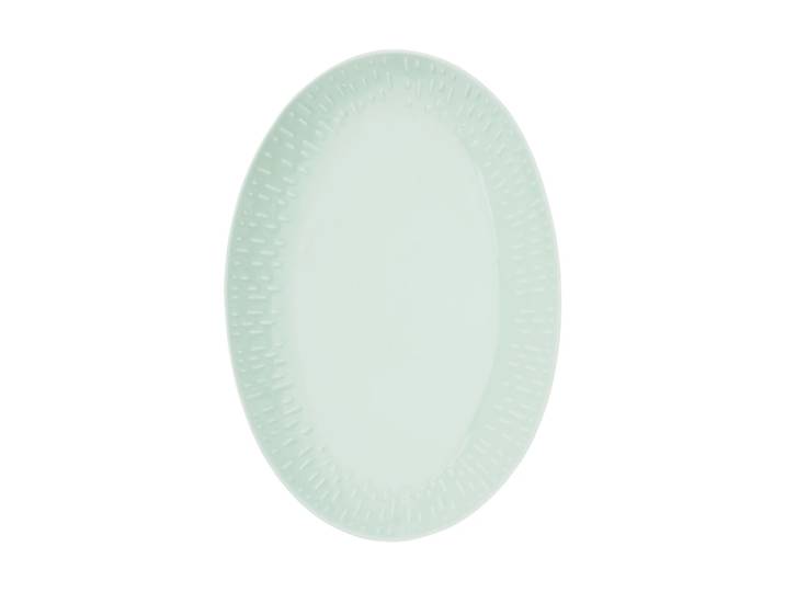 Aida Plat ovale Confetti Pistachio, 25,5x36 cm