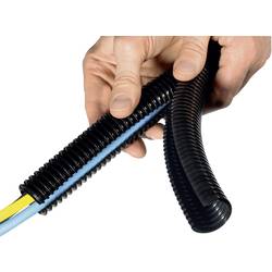 HellermannTyton 166-11807 HG-DC54 Wellrohr Schwarz 45.30 mm Meterware
