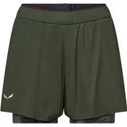 Salewa, Damen, Outdoorhose, Pedroc Dst 2in1 Short W (40, L), Grün