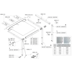 Fiamma Markisenwalze für Markise CaravanStore XL / CaravanStore ZIP XL 360 - Fiamma Ersatzteilnummer 98672E02-