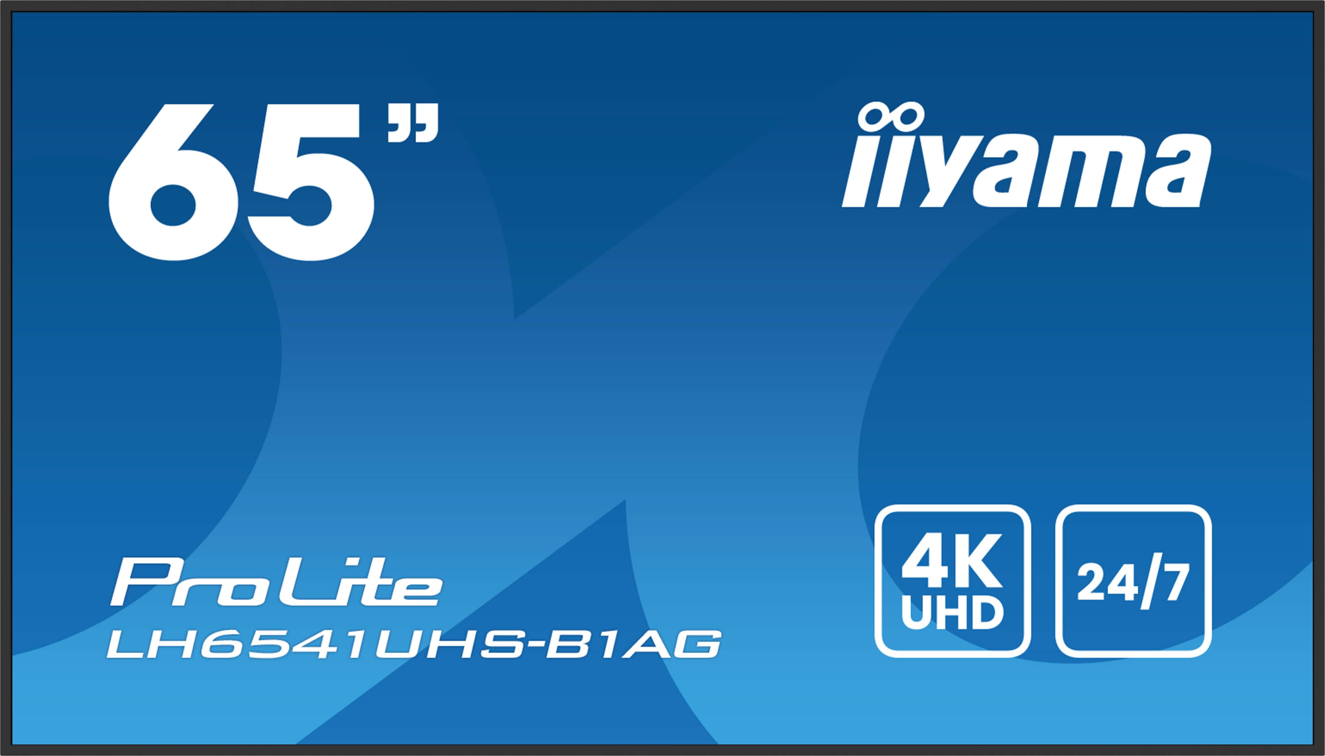 iiyama LH6541UHS-B1AG, 163,8 cm (64.5"), LCD, 3840 x 2160 Pixel, 24/7