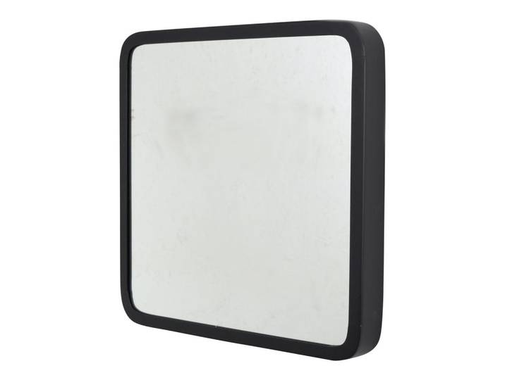 Loft42 Wandspiegel Rico Schwarz, Metall, 42x42x5 cm, Spiegel, Wandspiegel