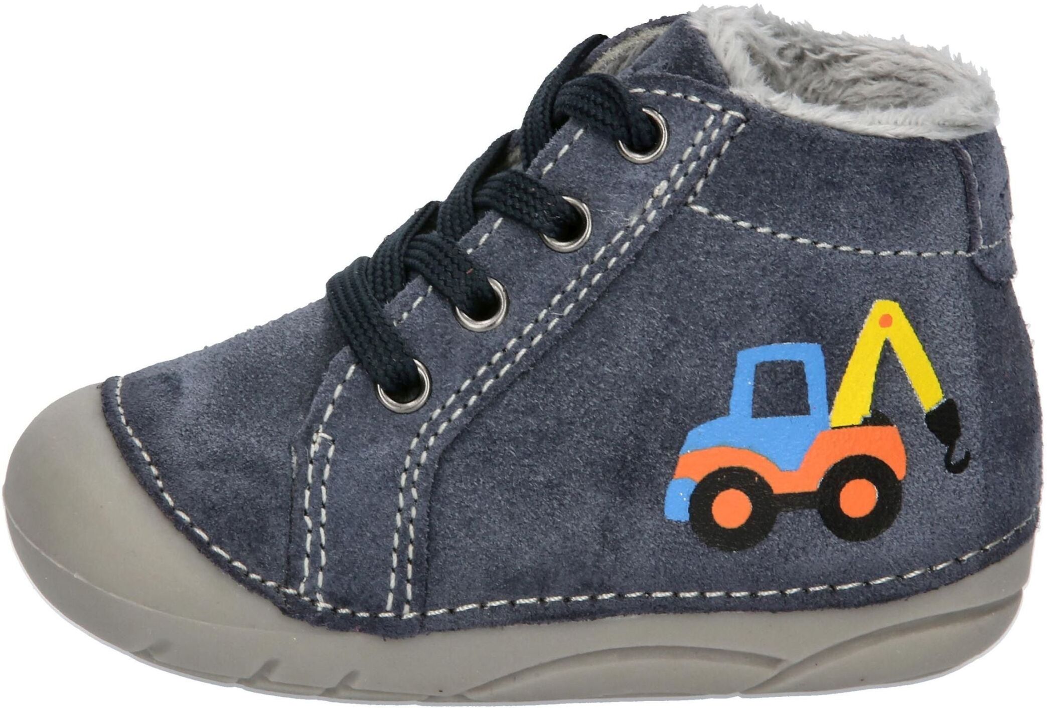 Lauflernschuh LICO "Lauflernschuh Merle", Jungen, Gr. 22, blau, Veloursleder, Schuhe Lauflernschuh blau 22